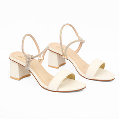 Zeonik Zaira White Heel