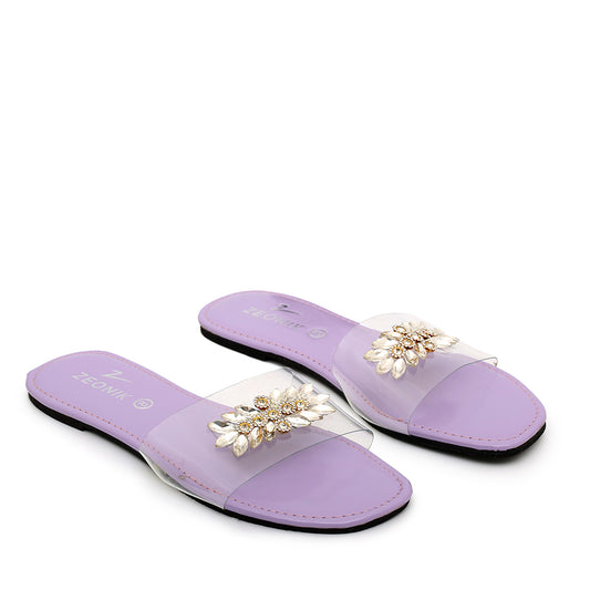 Zeonik Zaarah Purple Slipper